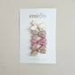 Ribbon Hair Bow Clips - Set of 4