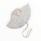 Linen Sun Hat | Blush Gingham