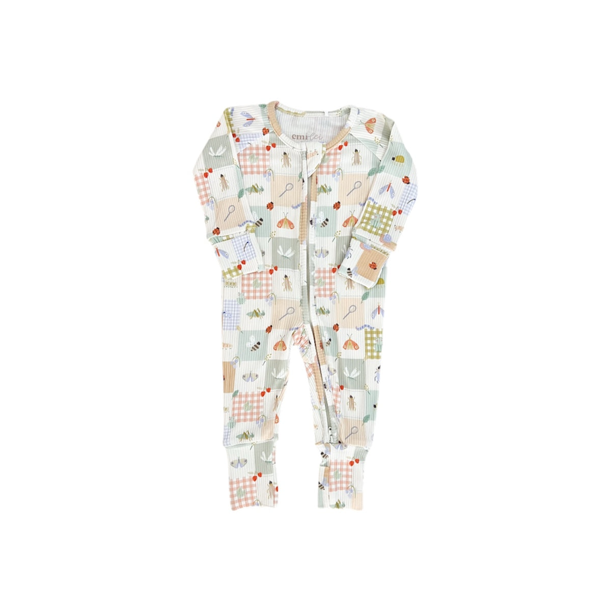 Ribbed Bamboo Convertible Footie Romper | Bugs