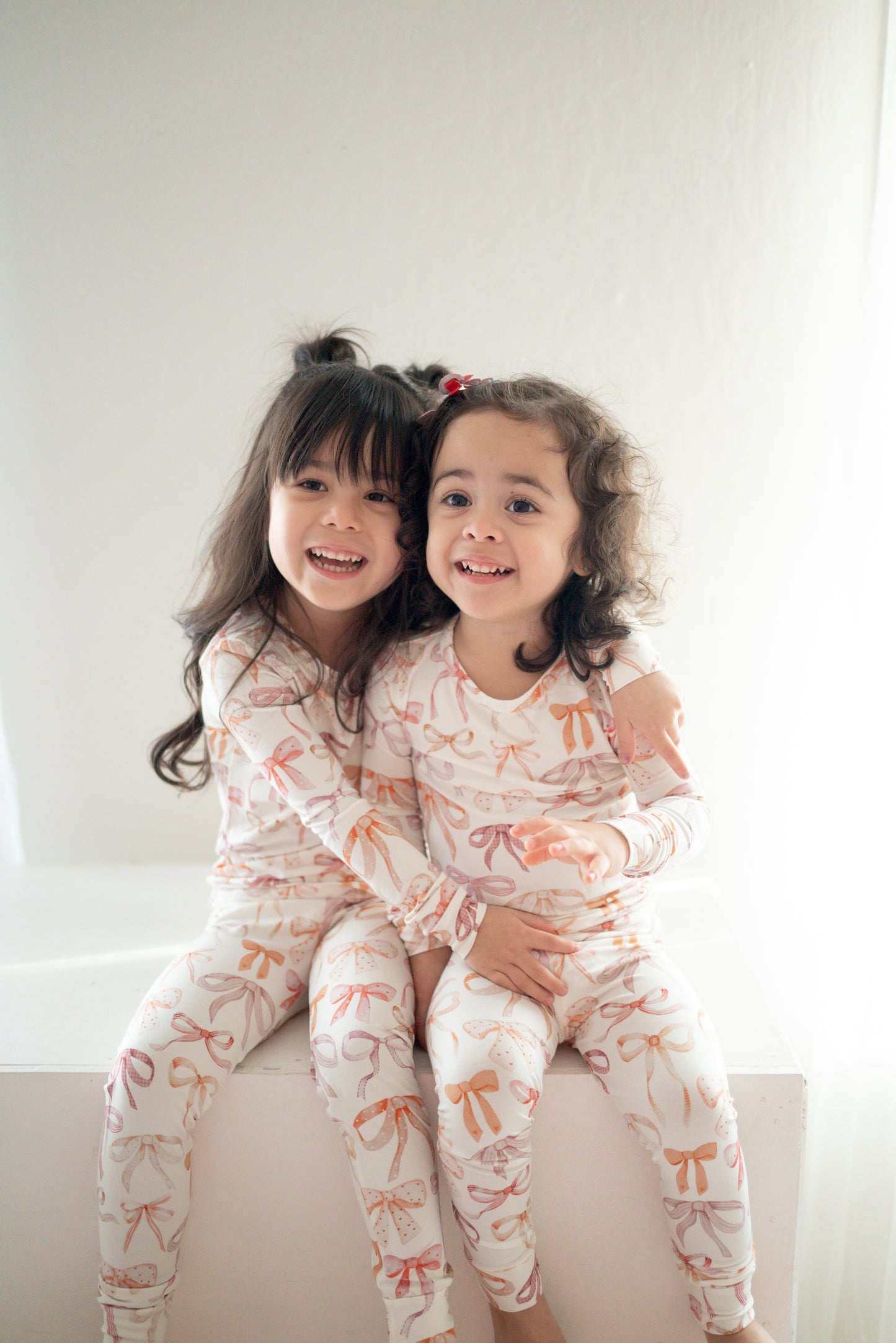 Bamboo Two Piece Toddler Set | Bows