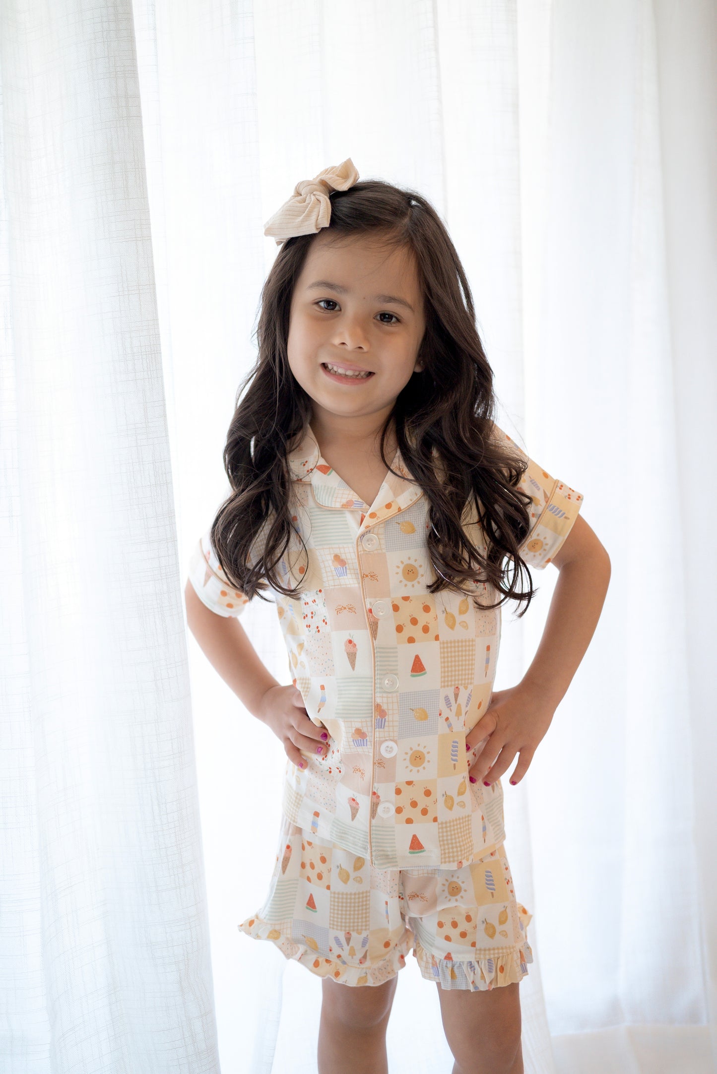 Bamboo Ruffle Set | Sweet Treats