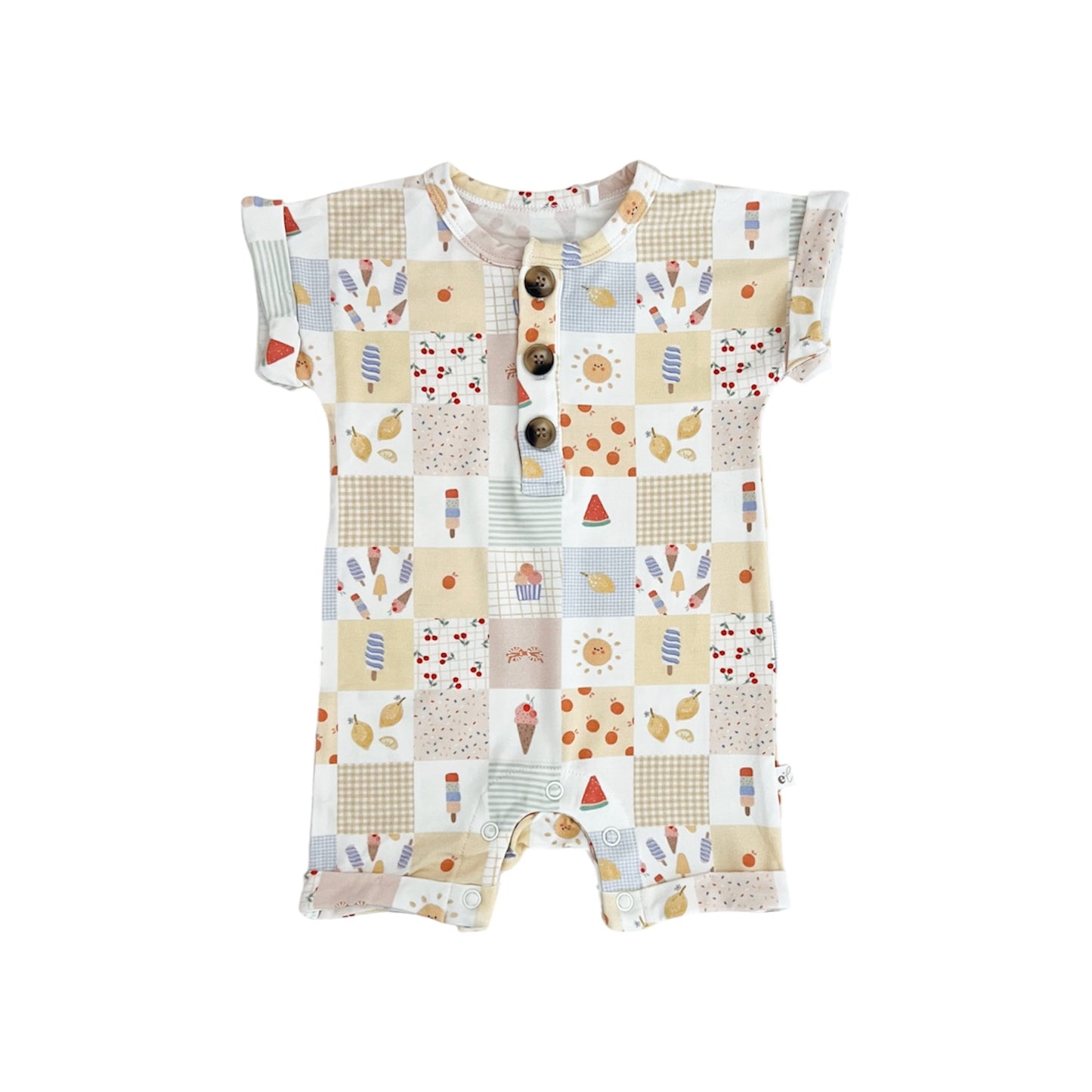 Bamboo Henley Shortie | Sweet Treats