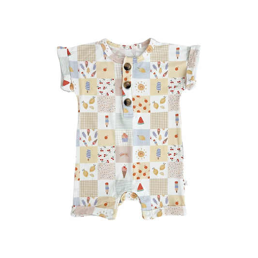 Bamboo Henley Shortie | Sweet Treats