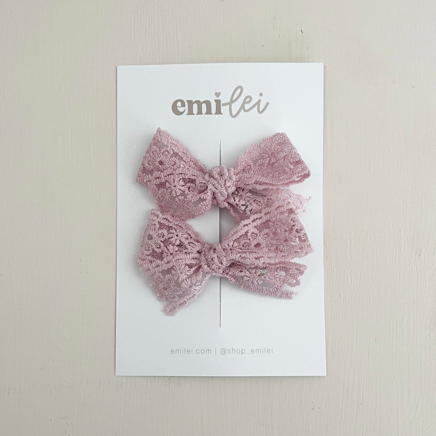 Pigtail Bow Clips