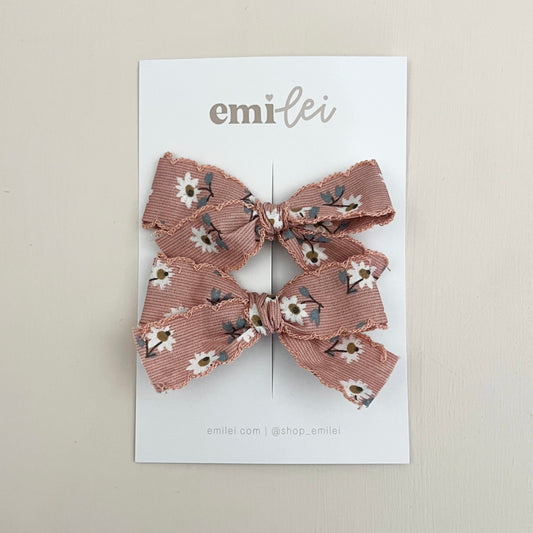 Pigtail Bow Clips