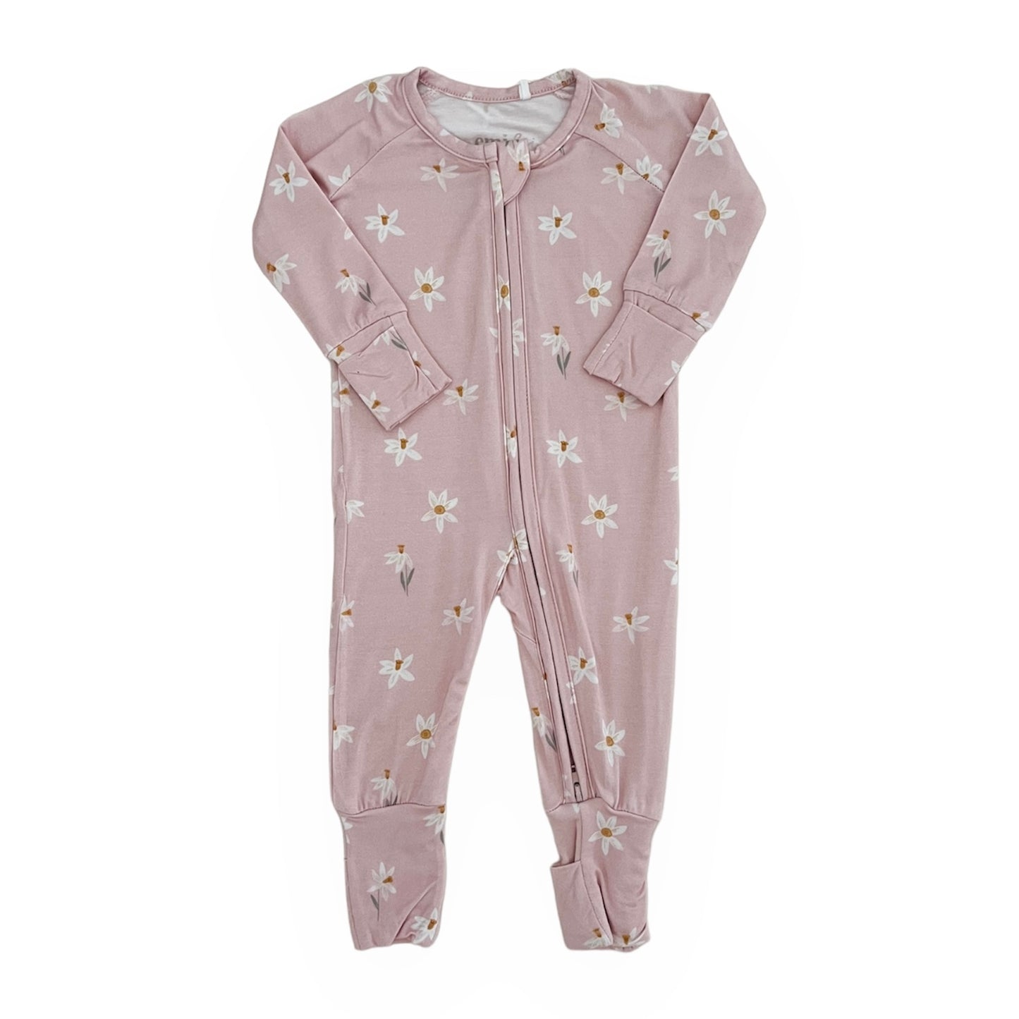 Bamboo Convertible Footie Romper | Daffodil