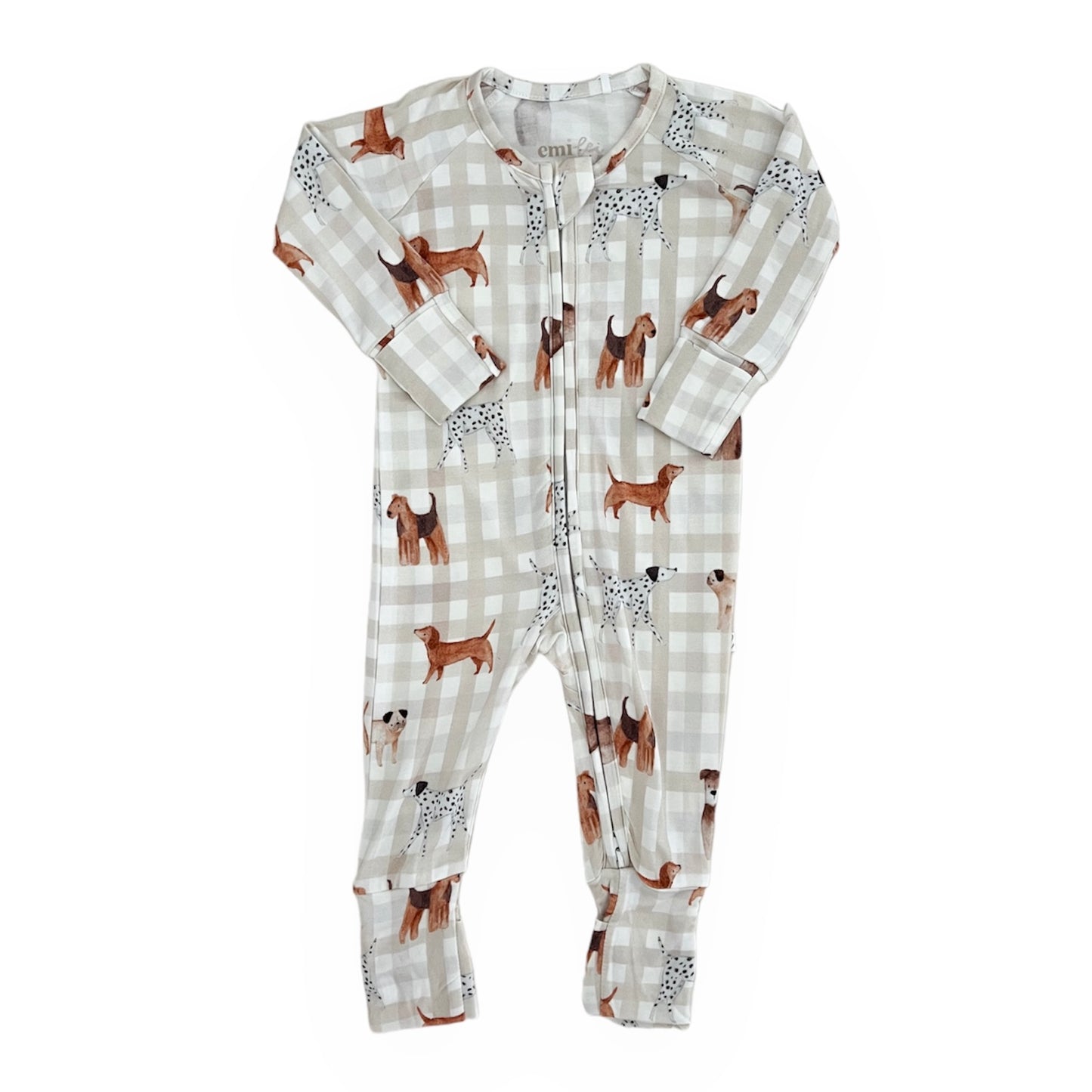 Bamboo Convertible Footie Romper | Puppy