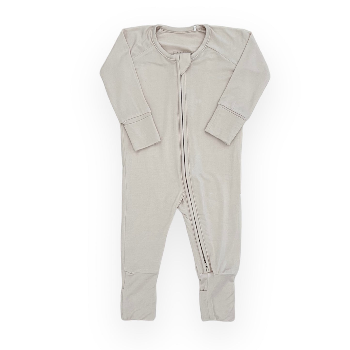 Bamboo Convertible Footie Romper | Greige