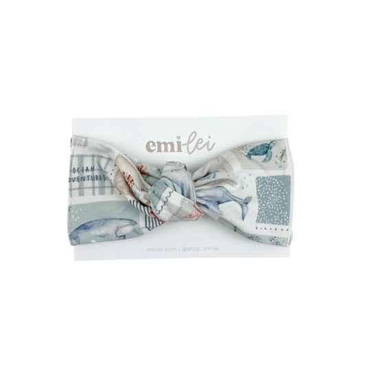Bamboo Adjustable Bow | Sea Life