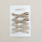 Piggy Hair Bow Clips - Set of 4