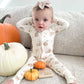 Bamboo Convertible Footie Romper | Pumpkin