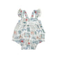 Bamboo Flutter Bubble Romper | Sea Life