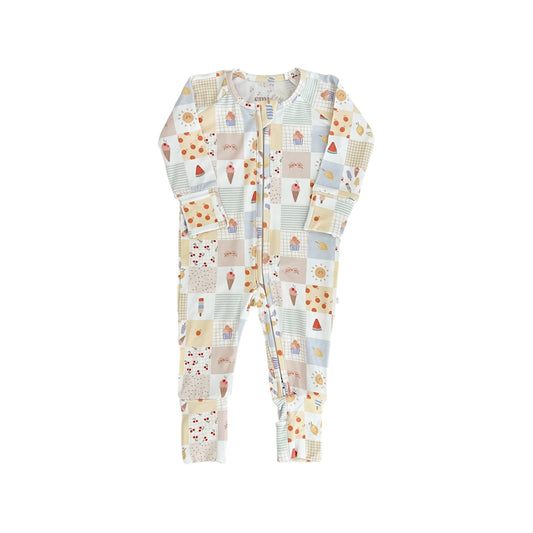 Bamboo Convertible Footie Romper | Sweet Treats