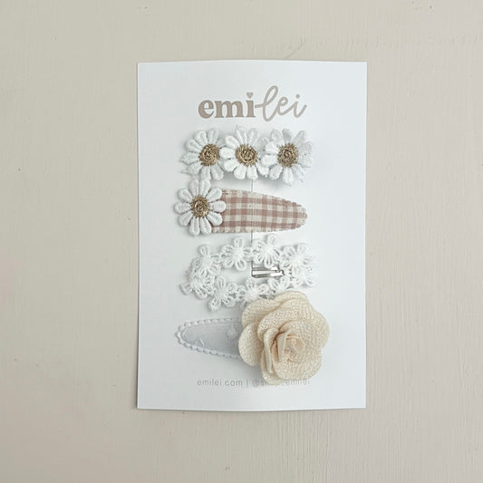 Hair Clips - Set of 4