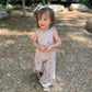 Bamboo Tie Shoulder Jumpsuit | Mauve Floral