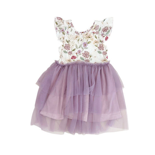 Bamboo Flutter Sleeve Tulle Dress | Willow