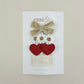 Decorative Hairclips, Gold Bow Clip, Daisy Clip, Red Heart Clip and Lace Clip