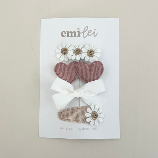 Hair Clips - Set of 4