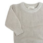Chunky Knit Sweater Romper | Oatmeal