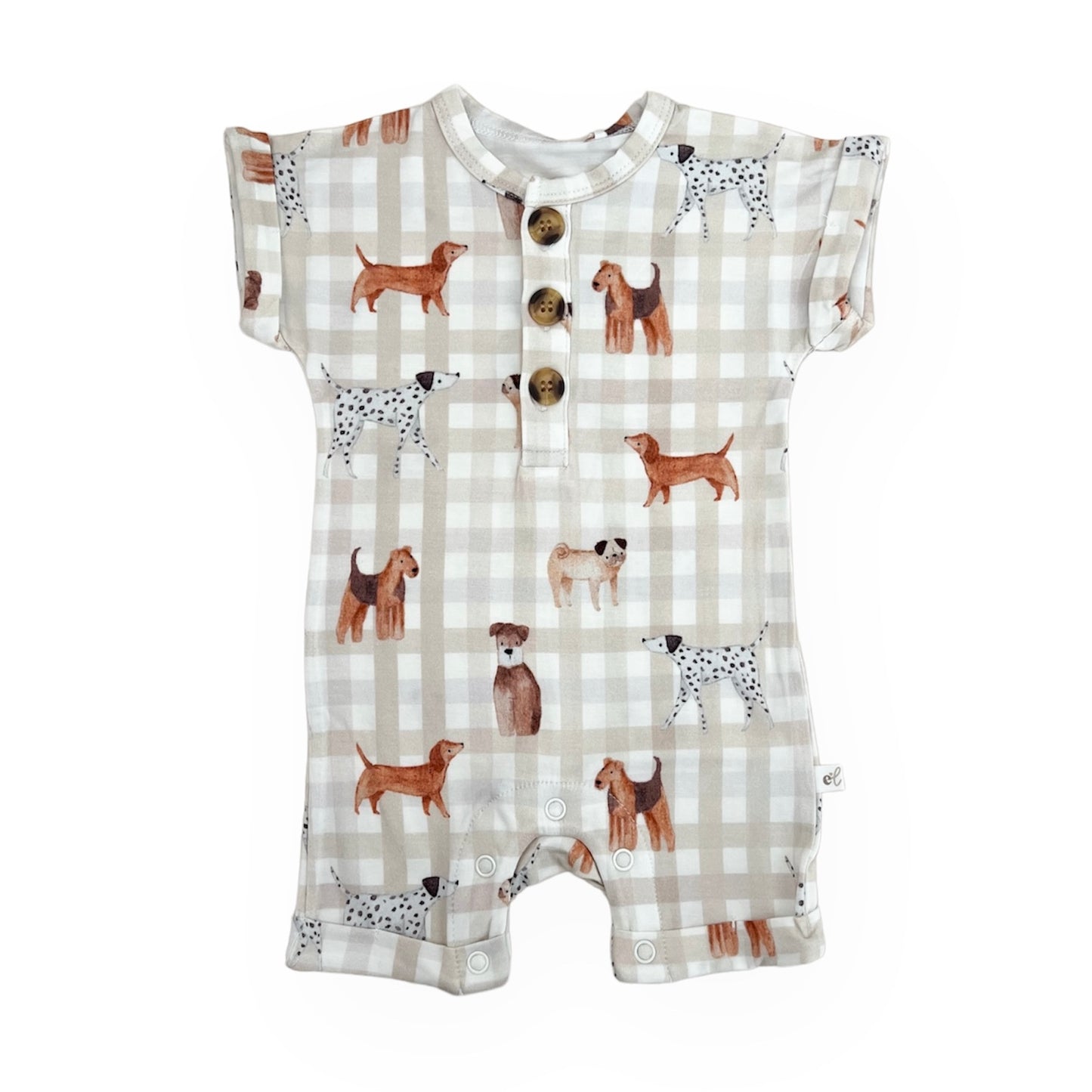 Bamboo Henley Shortie | Puppy