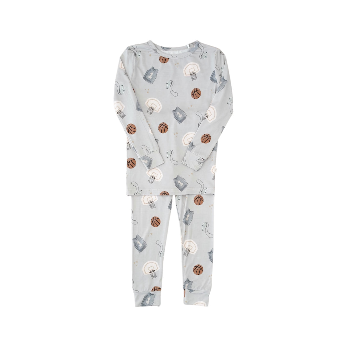 Bamboo Two Piece Toddler Set | Basketball