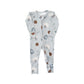 Bamboo Convertible Footie Romper | Baskeball