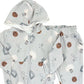 Bamboo Terry Hoodie & Jogger Set | Basketball