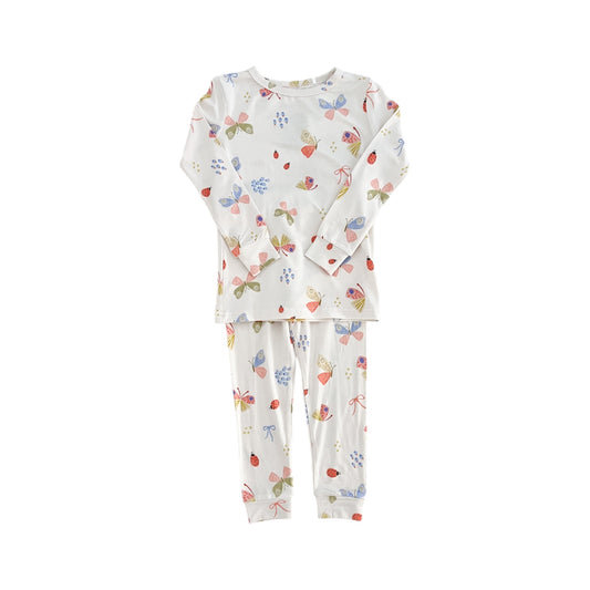 Bamboo Two Piece Toddler Set | Butterflies