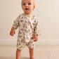 Bamboo Boxy Tee & Short Set | Safari Friends