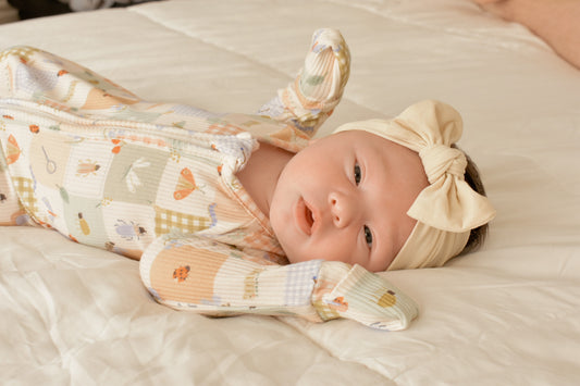 Ribbed Bamboo Convertible Footie Romper | Bugs