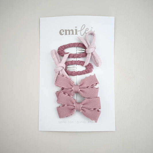Piggy Hair Clips - Set of 4
