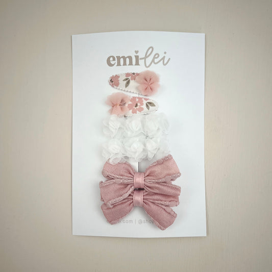 Piggy Hair Clips - Set of 6