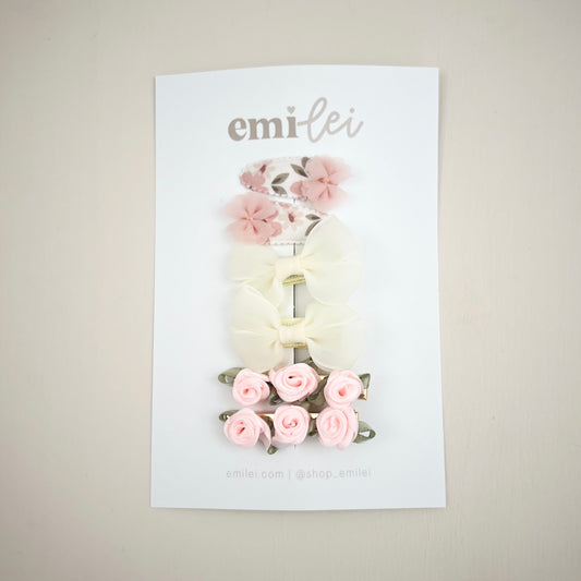 Piggy Hair Clips - Set of 6
