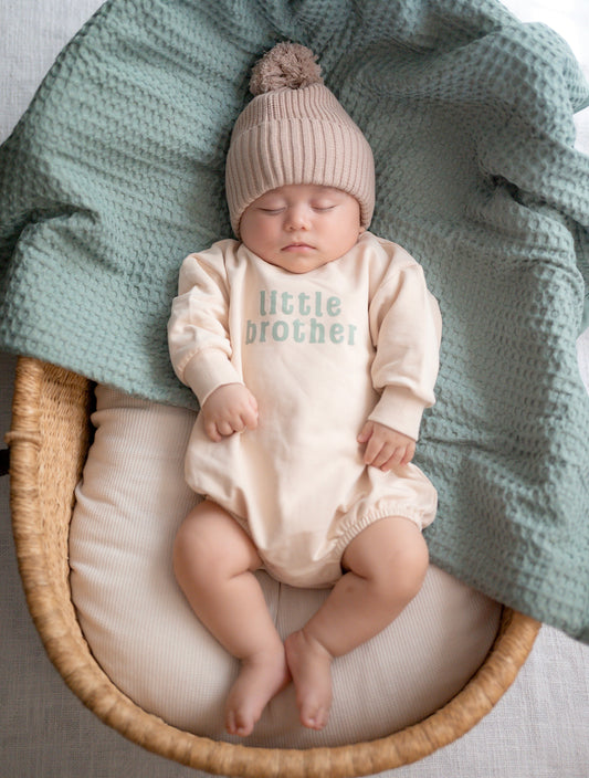 Everyday Sweatshirt Romper | Little Brother