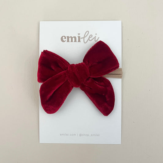 Velvet Fable Bow Headbands & Clips