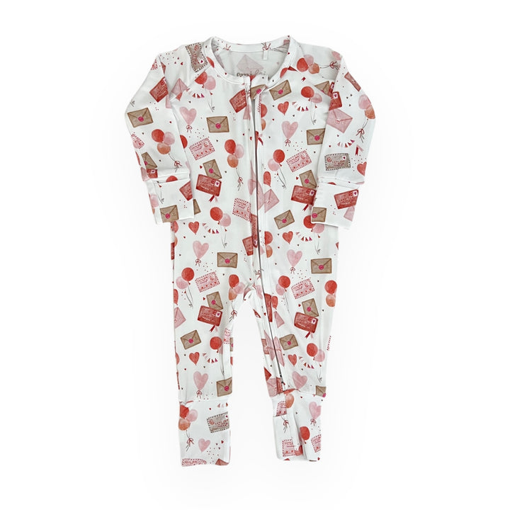 Girls Double Love Convertible Footie/Romper main image 1