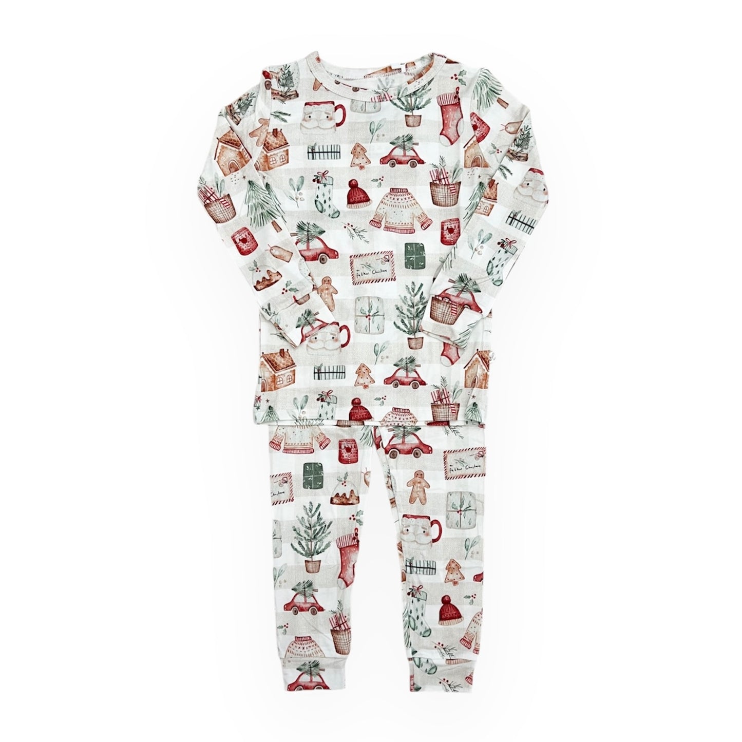 Bamboo Two Piece Toddler Set | Christmas