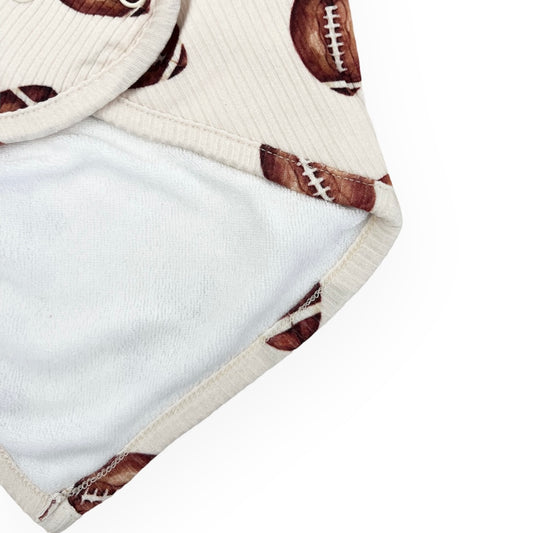 Ribbed Bamboo Bib | Football