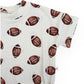 Ribbed Bamboo Bubble Romper | Football