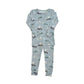 Bamboo Two Piece Toddler Set | Dusty Blue Golf