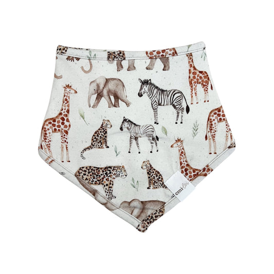 Bamboo Bib | Safari Friends