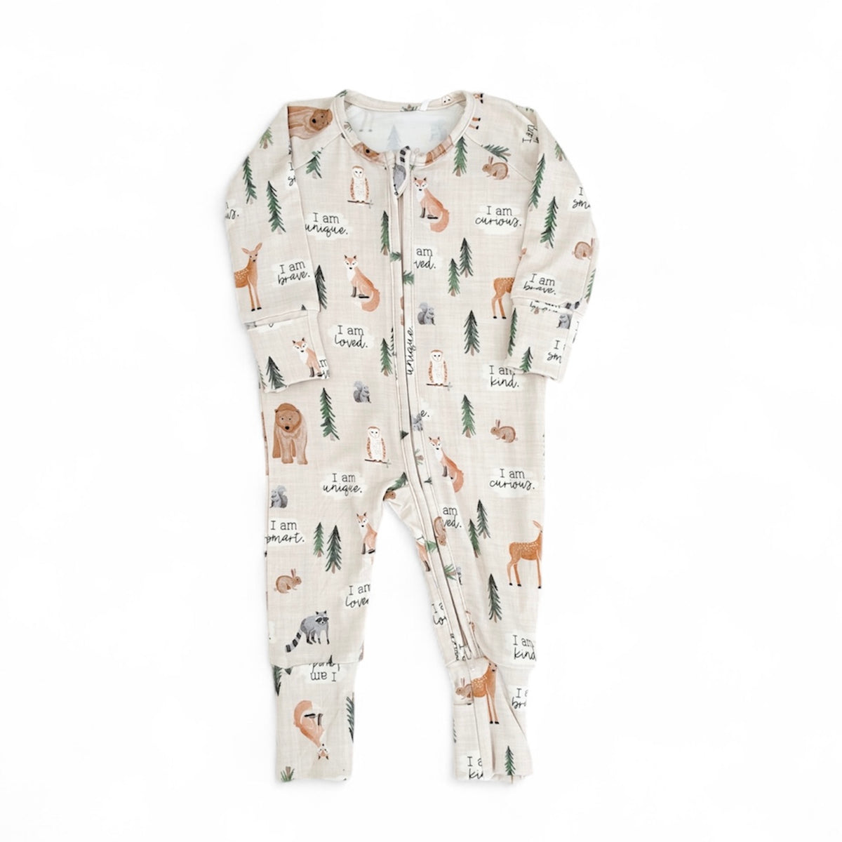 Bamboo Convertible Footie Romper | Woodland Affirmations