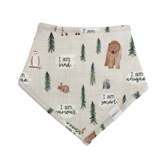 Bamboo Bib | Woodland Affirmations