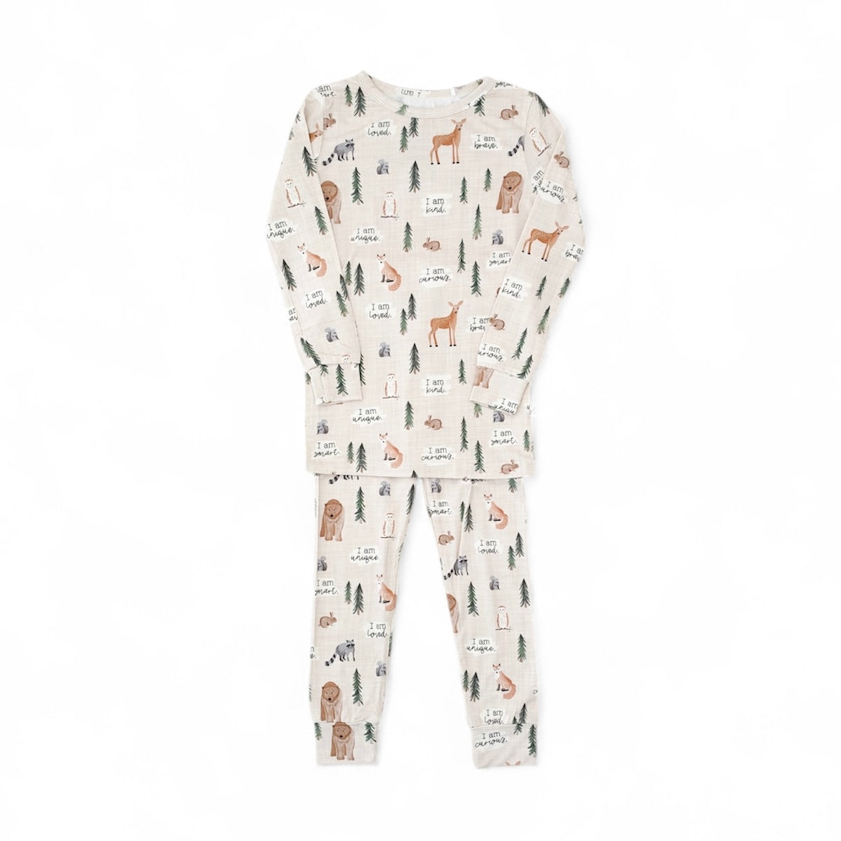 Bamboo Two Piece Toddler Set | Woodland Affirmations