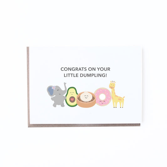 Greeting Card - Little Dumpling