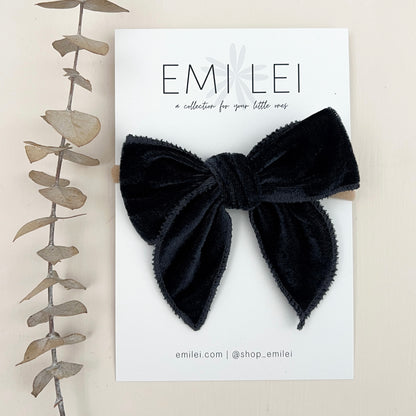 Velvet Fable Bow Headbands & Clips